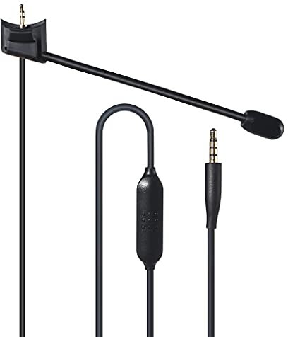 Professioneller Mikrofon-Kopfhörer, 120 cm Länge, Mikrofon für QC35, kabellose Gaming-Headsets, Spielmikroskop, Handmikroskop für Erwachsene