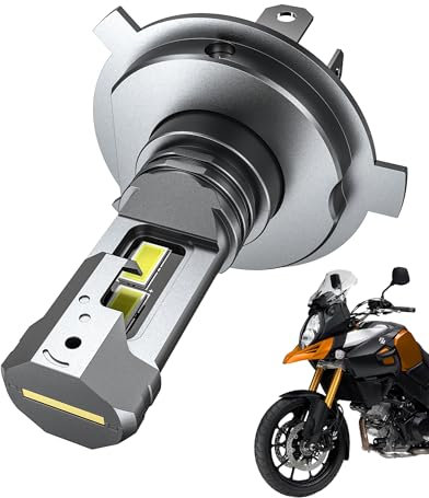 Zethors Bombilla H4 LED Moto 30W 6000K Xenón Blanco Luz LED H4 9003 HB2 Faro Alta/Baja para DC9-16V Coches,Motocicleta y Scooter, Inicio Rápido, Antivibración, Impermeable IP68, Plug and Play