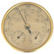 3 in 1 Barometer Innenräume 5 Zoll In Dia Metal Barometer Thermometer Hygrometer Goldenes Wetter Barometer mit Temperaturfeuchtigkeit Wetterstation für Gartenversorgung im Freien im Freien im Freie