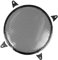 Motoforti 12'' Metal Black Waffle Speaker Grill Cover Guard Protector for Car Long-lasting