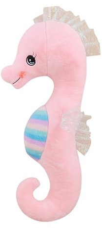 champracer Seepferdchen Kuscheltier Plüschpuppen tierisches Süße Seepferdchen Plüschtier Stofftie Weiches Seepferdchen Kissen Kinder Plüschtier pielzeug Dekokissen Stofftier Geschenke (Rosa,110 cm)