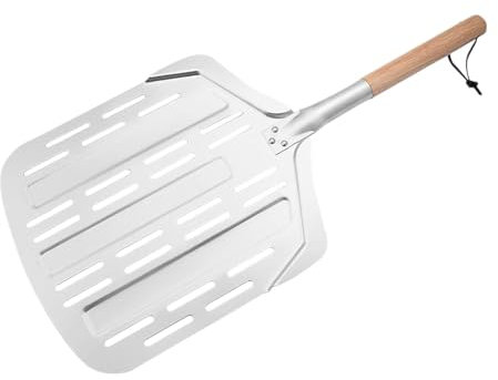 Baoblaze Pala para pizza, bandeja para pizza, herramienta para hornear pizza casera, portátil, pala para pizza, paleta para pizza para cocinar, hornear queso, a