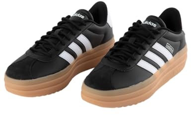 ADIDAS VL Court Bold Womens Platform Shoes Black/White