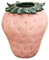 CAKEEYUM Vase à Fraises, Pot à Fraises en céramique, Pot de Fleurs Funky avec Feuille détachable, Vase Fleurs décoratif Unique pour la Maison, Le Bureau, la Cuisine, Le Jardin,