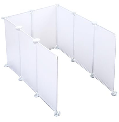 SENNOR Cat Litter Box Enclosure Splash Guard Extra Large 29.8L × 20.3W x 16.5H inch Easy Clean,NOT Included in Stainless Steel Litter Box,Metal Litter Scoop and Cat Litter Mat (NO Litter Mat)