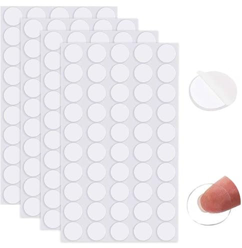 54 Pieces 20mm White Screw Cover Stickers, Self-Adhesive Screw Hole Stickers, Decorative Furniture Stickers for Wood Furniture, Cabinets, Shelves, and Plates