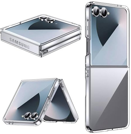 Lemxiee Case für Samsung Galaxy Z Flip 7 hülle Ultradünnes & Transparentes Acryl Schutzhülle Cover Handyhülle