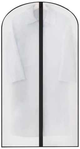 Housses de Vêtements Housse De Protection Anti-poussière À Fermeture Éclair for Vêtements, Robe Mariée, Costume(60x120cm)