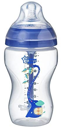 Tommee Tippee Biberon Anti-Colique Avancé, 340 ml, Pippo le Panda Bleu
