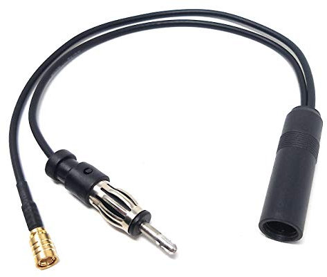 System-S DAB DAB+ Antennensplitter AM/FM und DAB Konverter Din Buchse zu DIN Stecker und SMB Stecker