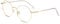 Firmoo Blue Light Blocking Glasses Women Men Gold Metal Polygon Eyewear Frame, Anti UV and Glare Blue Light Filter Glasses Non Prescription, Reduce Eyestrain Headache