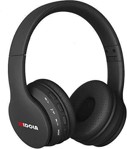 MIDOLA Cuffie per bambini Bluetooth 5.4 wireless 68H tempo di riproduzione limite di volume 85/94dB Cuffie pieghevoli over-ear, ricarica rapida di tipo C, con microfono AUX cablato per bambini e