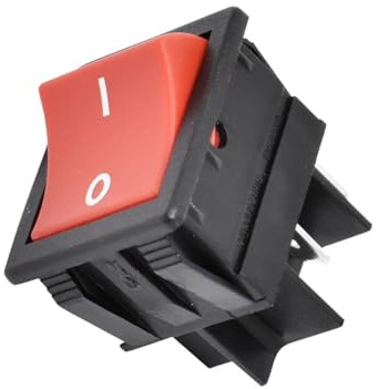 sparefixd On Off Red Rocker Switch to Fit Numatic (Henry) Vacuum Cleaner