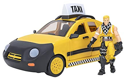 Fortnite Taxi Joy Ride avec Figurine Articulée As du Volant de 10 cm