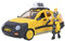 Fortnite FNT0817 Joy Ride Fahrzeug Taxi Cab, inklusive beweglicher Actionfigur, Spielzeug ab 8 Jahren