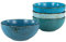 CreaTable, 23431, Serie Nature Collection Aqua - Buddhabowl, 4-teiliges Geschirrset, Bowl-Set aus Steinzeug, spülmaschinen- und mikrowellengeeignet, Qualitätsproduktion