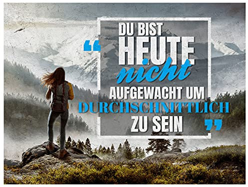 wandmotiv24 Deko Acrylglas Wand-Bild, Größe 120x90cm, Querformat, durchschnittlich, Berg Panorama, Bilder zur Motivation, Dekoration Wohnung modern, Wandbilder, Acryl, Wanddeko Schlafzimmer M0013