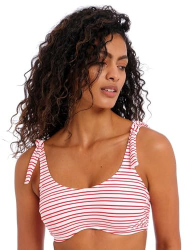 Freya New Shores Bralette Bikini Top Chilli Red 34D