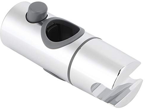 Verstellbarer Duschkopfhalter für Gleitstange, 25mm Ersatz Handbrause Halterung, Bohrfrei Montierte Schiene, Duschkopfhalter, Badezimmerzubehör