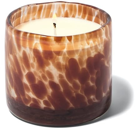 Paddywax Luxus-Kerzen in handgefertigter Duftkerze aus geblasenem Glas, 226 g, baltische Glut