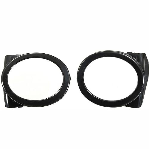 Auto Nebelscheinwerfer Abdeckung für E46 M3 Style 2001 2002 2003 2004 2005 2006,Kühlergrill Abdeckung Chrom Lampe Rahmen Frontstoßstange Gitter Blende Zubehör