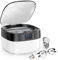 Ultraschallreinigungsgerät Ultraschallreiniger Ultraschallgerät 750ml Schallreiniger mit Digitalem Timer für Schmuck, Brillen, Uhren, Halsketten, Rasierer, Zahnersatz, Weiß