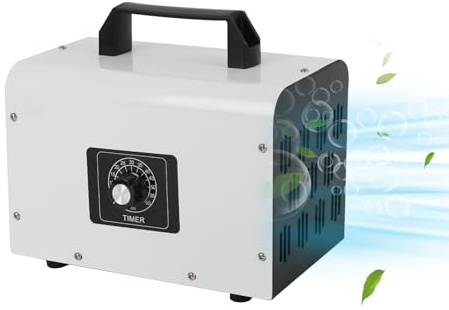 Ozone Generator 60000 mg/h High Ozone Machine, Air Ozone Purifier, Negative Ion Generator Odor Eliminator for for Home Pet Car Smoker Kitchen