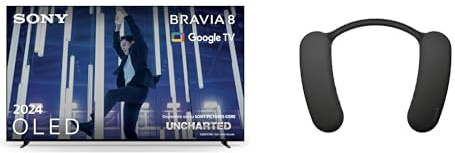 Sony Kit TV Bravia 8, 55 Pulgadas OLED y Altavoz de Cuello Bluetooth Bravia Theatre U para Sonido inmersivo con Dolby Atmos