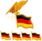 EIYVPRA 4pcs Deutschland Flagge Pin Anstecknadel Flaggenpin klein Flaggen Button Pins Germany Badges Deutschland Anstecknadel Anstecker Fahnenpin