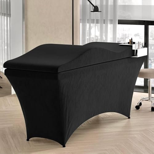 AIROW Wimpern Bettmatratze & Bettmatratze Bezug, Schaum Wimpern Bett Topper, Ergonomische Gebogene Wimpern Liege Matratze für Spa-Massage und Schönheitssalon