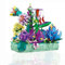 DelightCube Blumenstrauß Bausteine mit Vase, 1196 Teile Moc Künstliche Mini Blumen Konstruktionsspielzeug Bausatz, DIY Kreatives für Zuhause Zimmer Dekoration Valentinstag Weihnachten Geburtstag