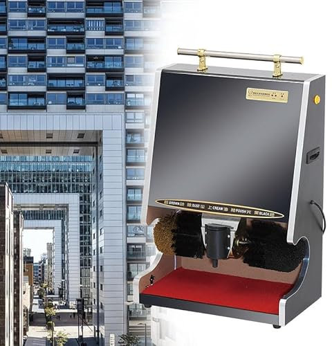 WEIMILOR Cireuse à Chaussures - Cireuse à Chaussures Automatique pour la Maison/Machine à Brosse électrique en Titane pour Hall d'hôtel - Une variété de cireuses à Chaussures en Option