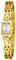 JIANDUN Vintage Petite Rechteckige Damen-Armbanduhr, verstellbares Armband, Damen-Uhr, wasserdichtes Design, Gold Silber