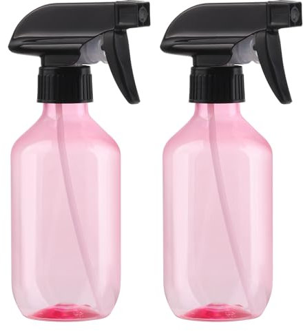 D Dymoece Kunststoff Zerstäuber Sprühflaschen,2 Stücke 300ml Nachfüllbar Wasser Sprühflaschen für Pflanzen,Garten,Haustier-Reinigung,Friseur,Autopflege Trigger-Leere Sprühflaschen