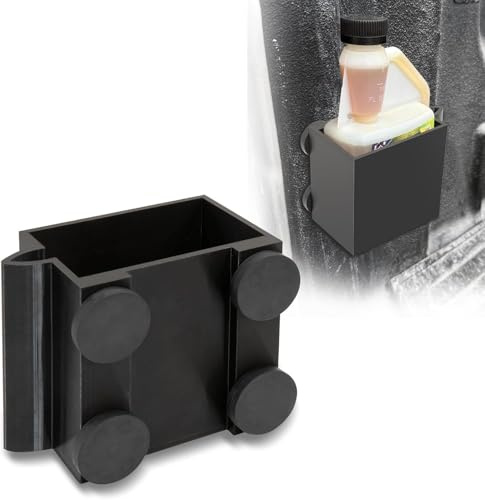 7JI Magnetische Diesel-Additiv-Halter, Magnetischer LKW Bett Flaschenhalter Kompatibel Hot Shots Diesel Behandlung 16 oz Squeeze Bottle?Optionen für Powerstroke-, Cummins- und Duramax-Motoren