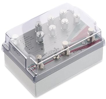 Decksaver Cover for Empress Effects Zoia/Reverb/Echosystem - Super-Durable Polycarbonate Protective lid in Smoked Clear Colour, Made in The UK - The Producers' Choice for Unbeatable Protection