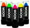 Moon Glow Barra de labios neón UV - Barra de labios de color neón brillante - Brilla bajo los rayos UV Verde 4.5 g (Paquete de 1)
