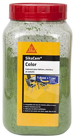 Sikacim Color – Farbstoffe in Pulverform für Zement, Kalk und Gips, grün, 73603