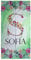 LolaPix Badetuch mädchen. Personalisiert Strandtuch. Strand Badetuch mit Namen. Personalisierte Handtuch. Personalisierte Geschenke. Verschiedene Designs und Größen. Blumen