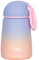 BISOU MAMI® Bouteille isotherme en acier inoxydable pour bébé et enfant – Bouteille isotherme Cataleya au design mignon – Gourde sans BPA avec isolation 100% – Bouteille isotherme (Blue Peach)