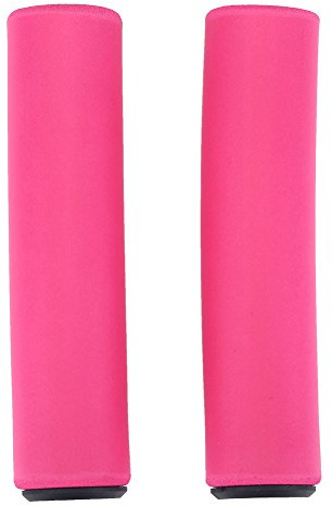 Fahrrad Lenkergriffe, Fahrrad Lenkerabdeckung Schwamm Anti-Rutsch Stoßdämpfende Griffabdeckung Zubehör (Rosa)