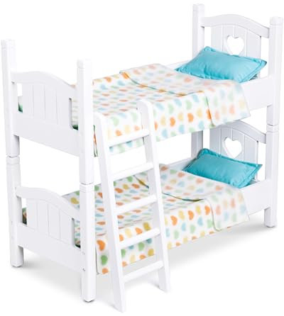 Melissa & Doug Mine to Love Wooden Play Bunk Bed (E-Commerce Packaging)