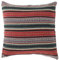 GURU SHOP Boho-Style Kissenhülle, Gewebter Ethno Kissenbezug - Rot/grün, Baumwolle, 50x50x0 cm