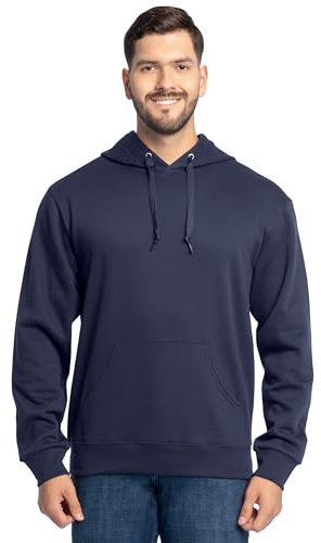 Fruit of the Loom Men's Eversoft Fleece Sweatshirts & Hoodies, Pullover-Navy, X-Large