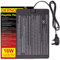 DERNORD Heat Mat Reptile 16W - Heating Pad Reptile for Snake Terrarium Vivarium Bearded Dragon Bird Heater Tortoise Accessories