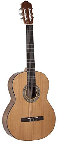 VOLT by Voggenreiter Sevilla Konzertgitarre KG-6000 High Gloss, Größe 4/4 Hochwertige Akustikgitarre mit massiver Zederndecke. Professioneller Klang, edle Hochglanzlackierung, Made in Europe 1264