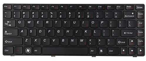 ciciglow Laptop Keyboard for Lenovo,Replacement Keyboard Keys Durable Wearable 5 Million Keystrokes 84 Key Replaceable Computer Supplies for Lenovo Z470