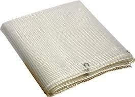 TELONE OCCHIELLATO RETINATO IN PVC Bianco trasp. (6x4 mt.)