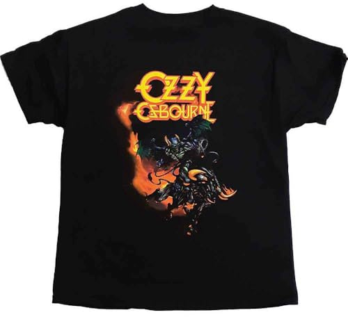 Ozzy Osbourne Childrens/Kids Demon Bull Cotton T-Shirt (12-13 Years) (Black)