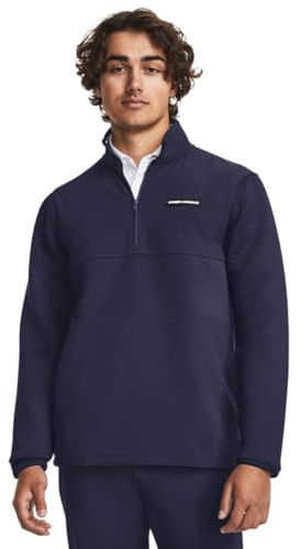 Under Armour Mens Daytona HZ Sweater - Midnight Navy/White - LG